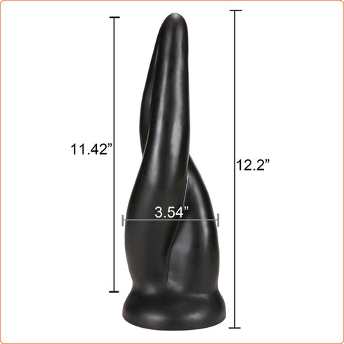 10.6" Twist Large Butt Plug